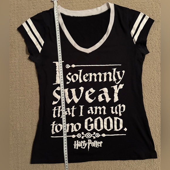 Harry Potter Maraudeurs Map V Neck t-shirt - Picture 3 of 4